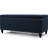 Storage In Dark Brown Birch Legs And Fabric For Dressing Table Area, 17.88"D X 41.02"W 17.88"H Blue, With-1399439287