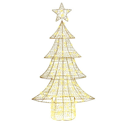 vidaXL Christmas Tree with 240 LEDs Acrylic