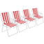 Harbour Housewares Folding Metal Beach Chairs-886148938