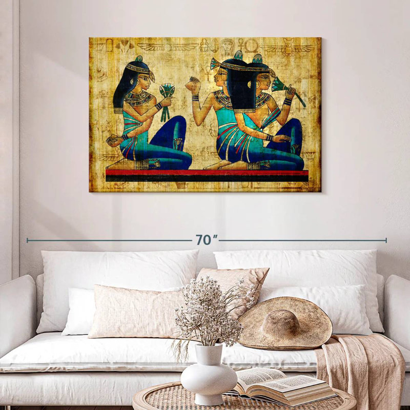 Keiri Ancient Egyptian Parchment, 30" H x 45" W