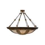 Fleur-de-lis 8 - Light Semi Flush Mount