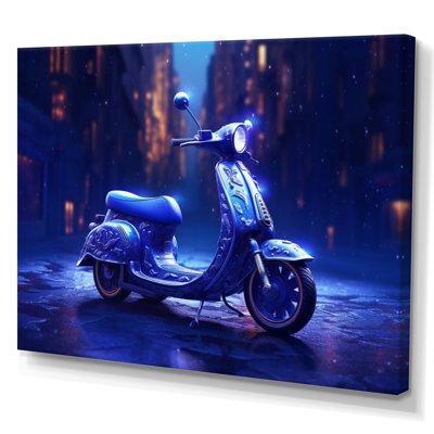 Scooter City Rides I - Transport, impressions sur toile