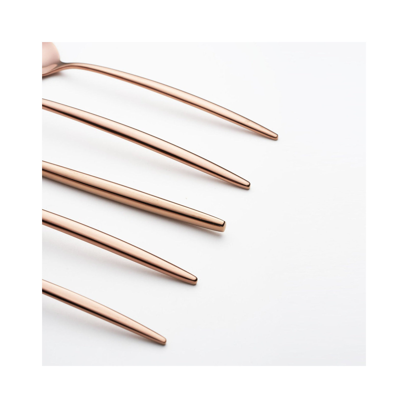 Barrona Stainless Steel Flatware, Copper