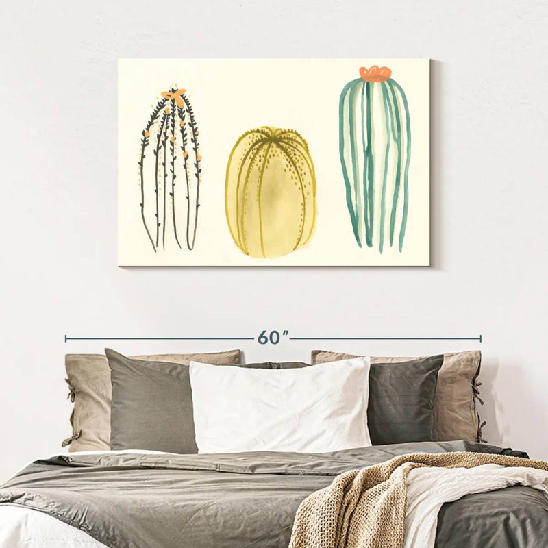 Harnek Funky Succulents III, 30" H x 45" W