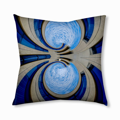Coussin de sol capitonné à motif de piscines simples