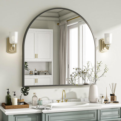Wide Arched Wall Mirror