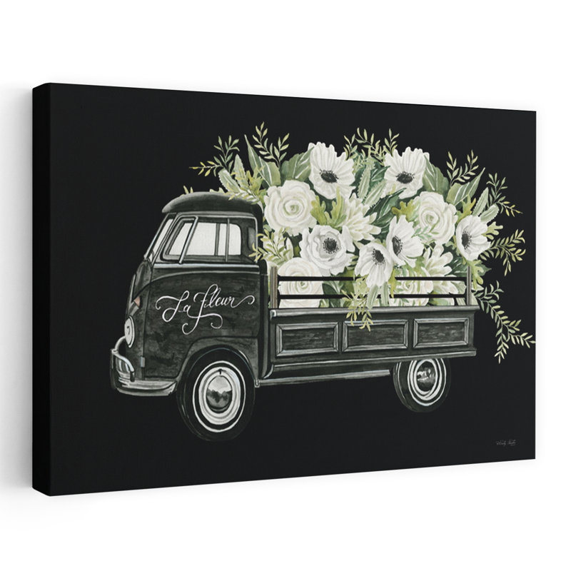 Art floral contemporain fantaisiste, H 32 po x l 48 po