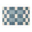 Tapis d'intérieur et d'extérieur à carreaux bleu-1446566339