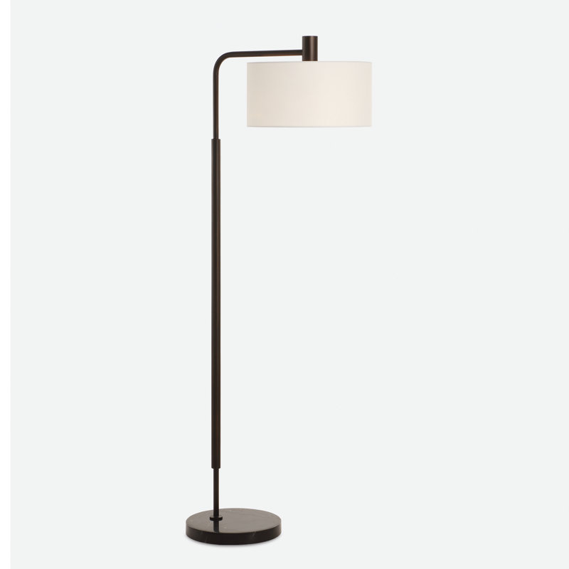 Lampe sur pied noire Padowitz