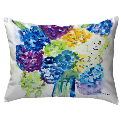 Outdoor Reversible Throw Pillow