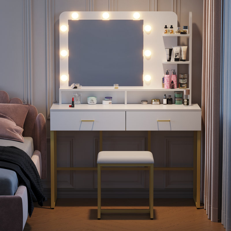 Coiffeuse Querida, Blanc