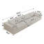 Canapé 157,6 po Cloud-241888736-241888737