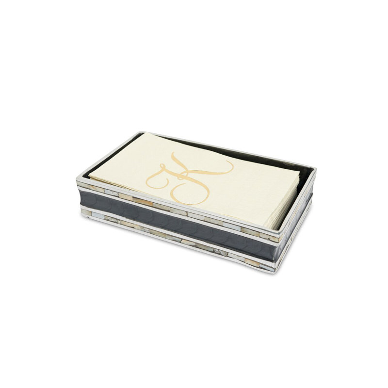 Classic Bathroom Tray, Caviar