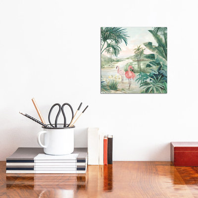 Flamingo Dream 1 Piece Wrapped Canvas Painting