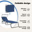 Folding Sun Lounger Folding Oxford Outdoor Recliner Adjustable Patio-1995977112