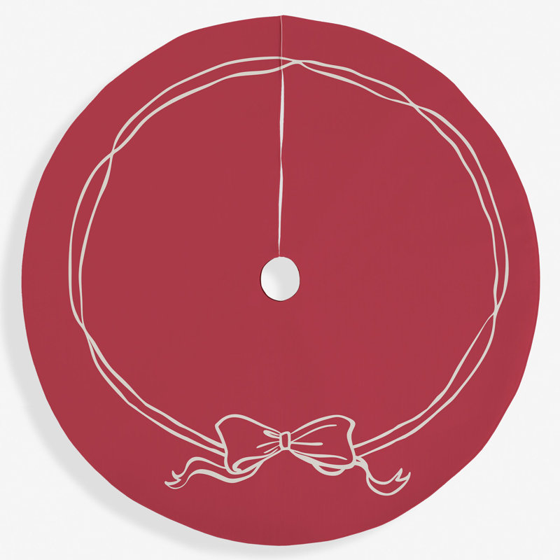 Personalization Mall Red Christmas Bow Tree Skirt