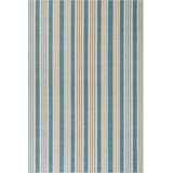 Talos Coastal Striped Machine Washable Rug