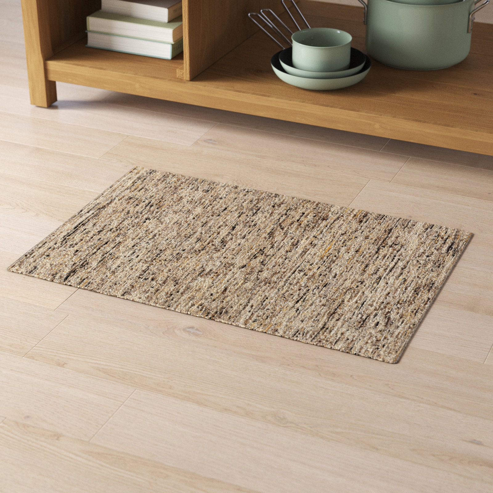 Troian Handmade Wool Rug, Rectangle 2' x 3'