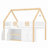 Full-size low loft bed