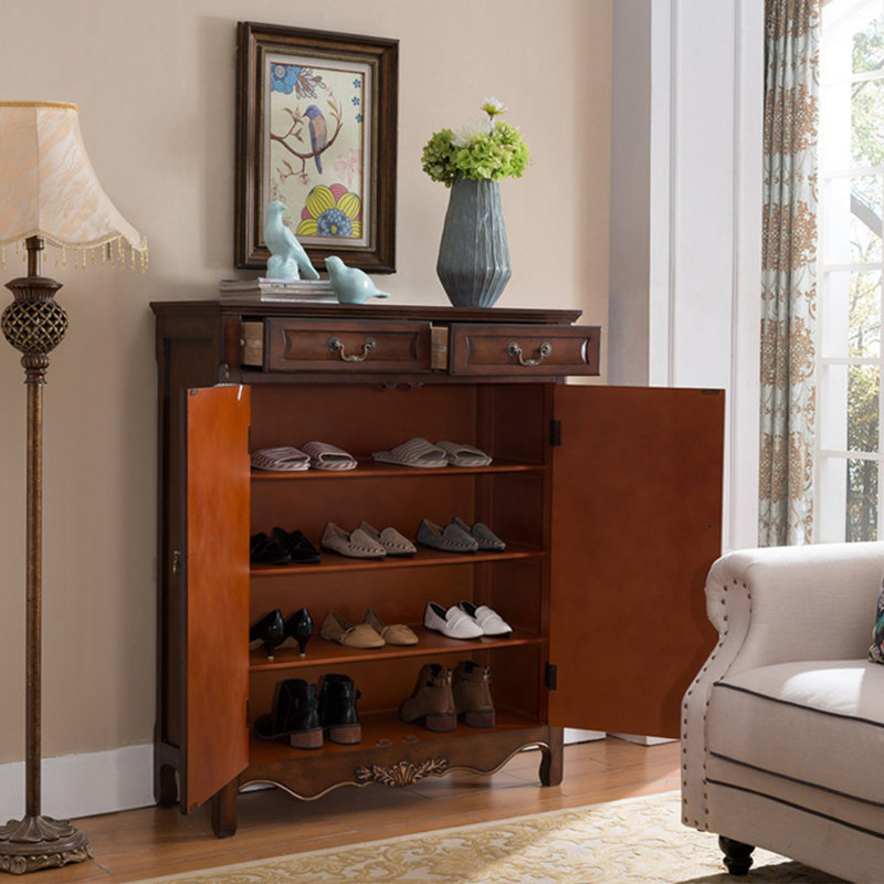 Armoire à chaussures haut de gamme de style européen
