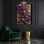 «Abstract Florals 94», art mural sur toile brune-1637197655