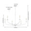 Lustre DEL 35 po Ainsley-547096730