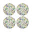 Sous-verres ronds en cuir végétalien Mod Confetti Granada-119015266