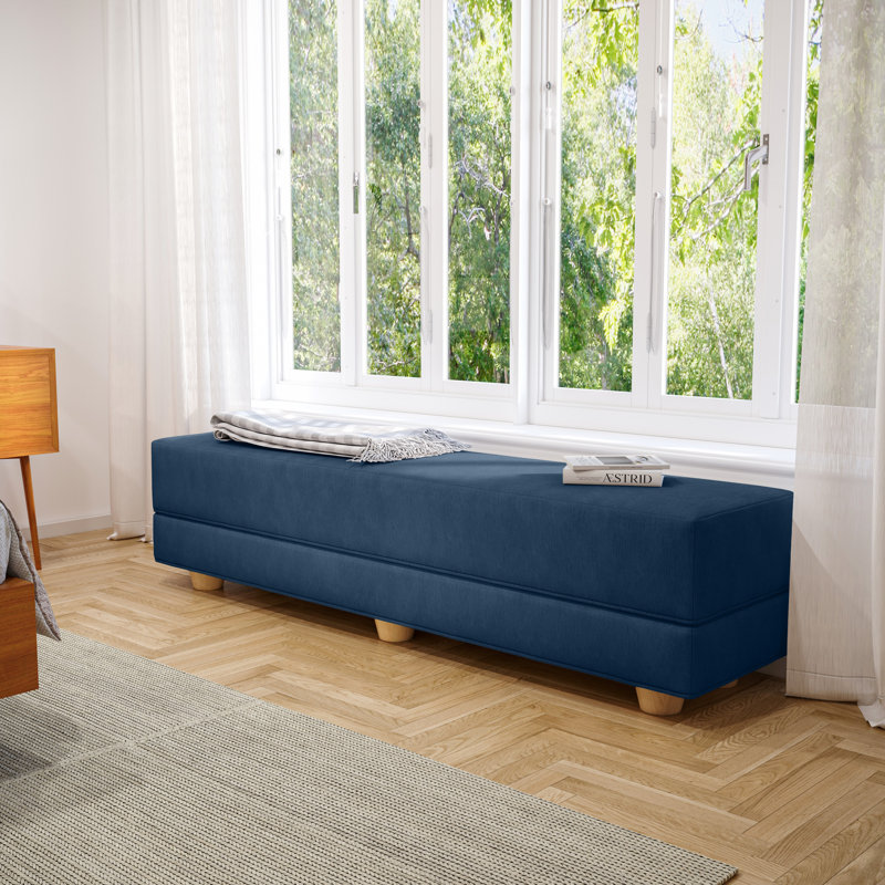 Banc convertible simple Palisades Camden, Indigo