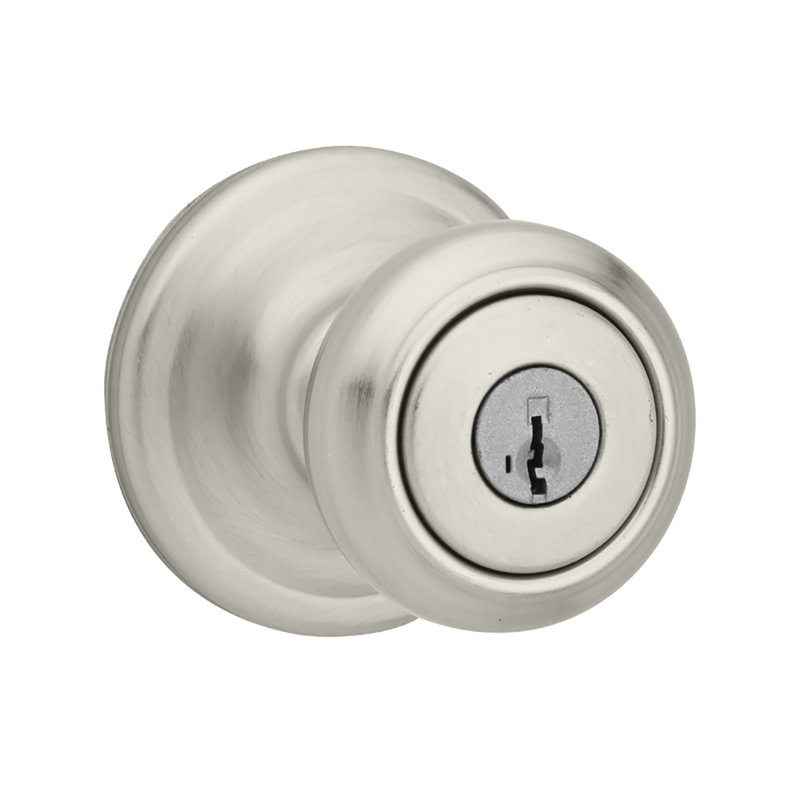 Cameron Keyed Door Knob with SmartKey®, Venetian Bronze, Smartkey