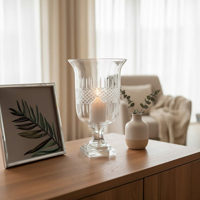 Glass Tabletop Hurricane