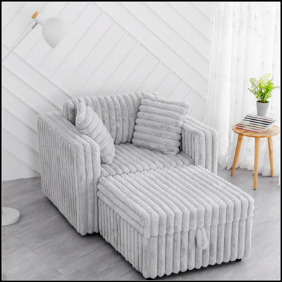 Canapé simple modulaire doux avec rangement à levage hydraulique, élégant et confortable pour toute pièce