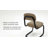 Amisco Flynn Upholstered Dining Chair With Metal Base-120546676