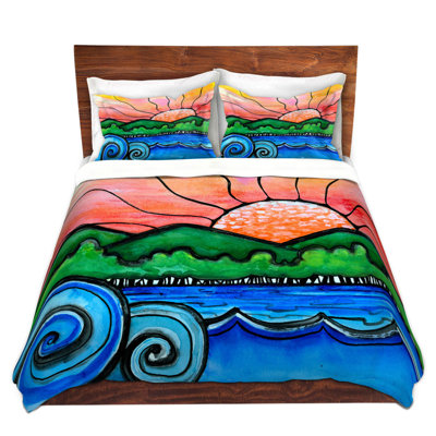 DiaNoche Duvet Cover Sets Microfiber by Robin Mead - Tropical Morning