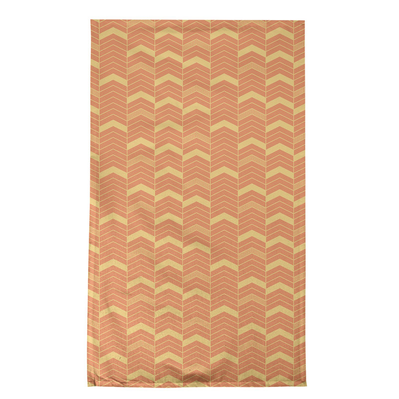 Stephenie Tea Towel Kitchen Towel, Orange/Yellow, Cotton Twill