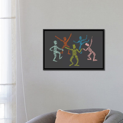 « danse fièvre », impression sur toile tendue