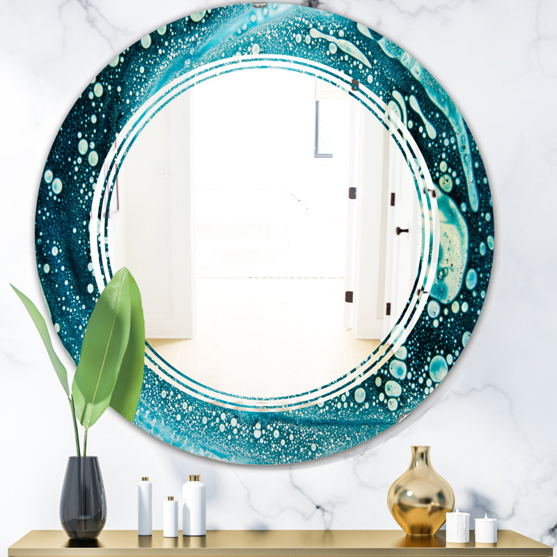 Miroir mural Triple C, 31,5 po x 31,5 po, Motif côtier fabuleux
