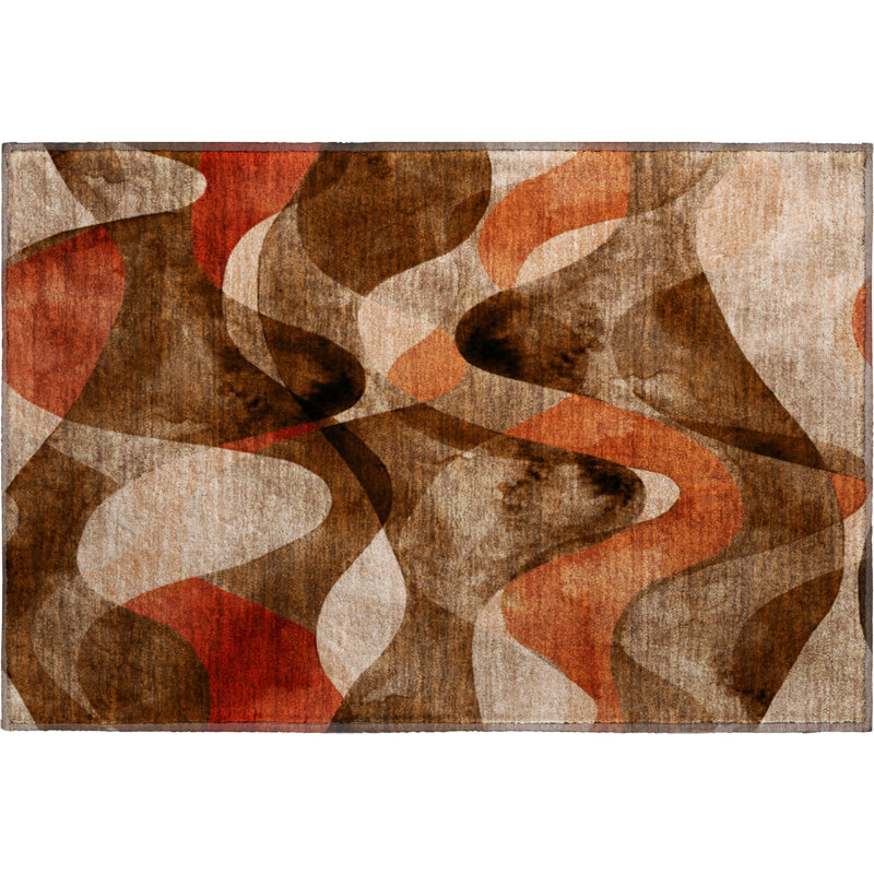 Tapis Norberta avec envers antidérapant, Rectangle 1 pi 8 po x 2 pi 6 po