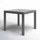 Bisharah 35.5'' Metal Outdoor Dining Table
