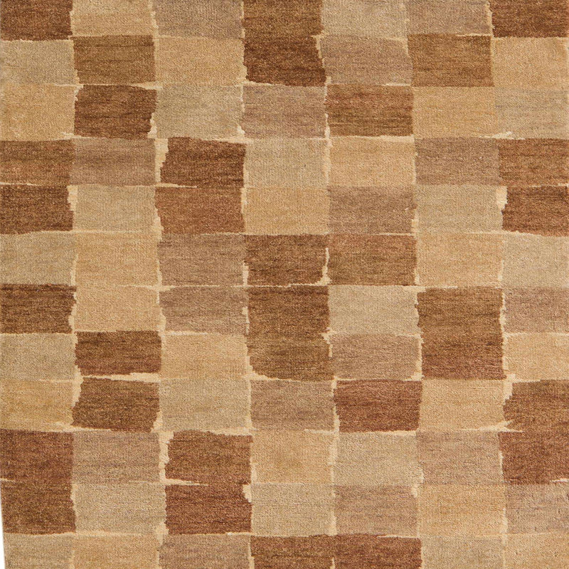 Tapis abstrait moderne 5467, Carré 6 pi