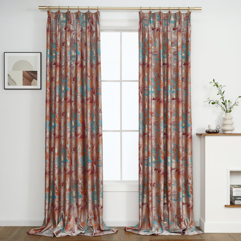 Rideau en polyester, L 52 po x L 84 po