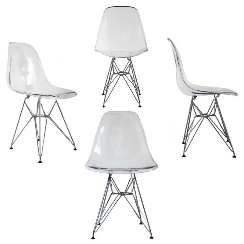 Chaise d'appoint Brimfield, Chrome