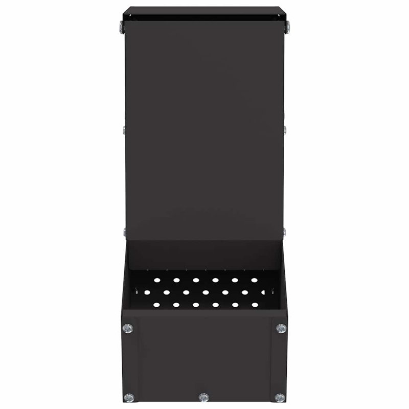 Small Animal Feeder, 28.5cm H x 12.5cm W x 26cm D, Black