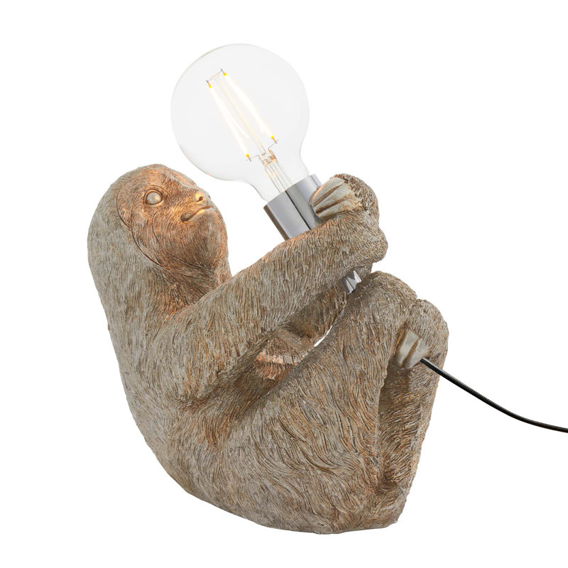 Naranjo Resin Novelty Lamp, Vintage Silver/Chrome