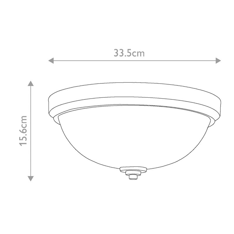 Quinton Glass Flush Mount
