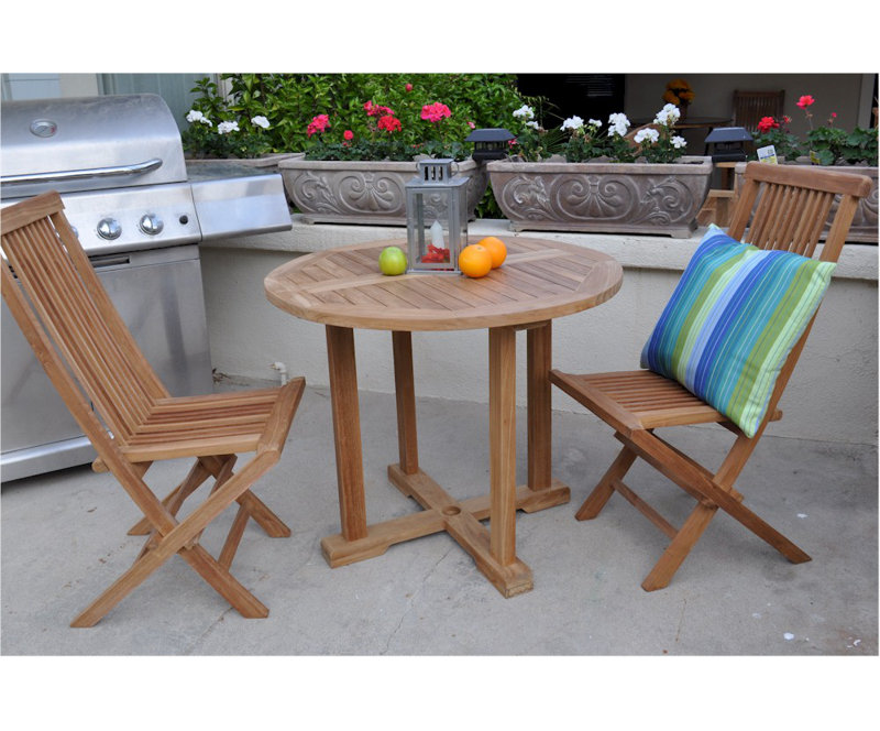 MONTAGE BRISTOL 3-PC DINING TABLE SET.