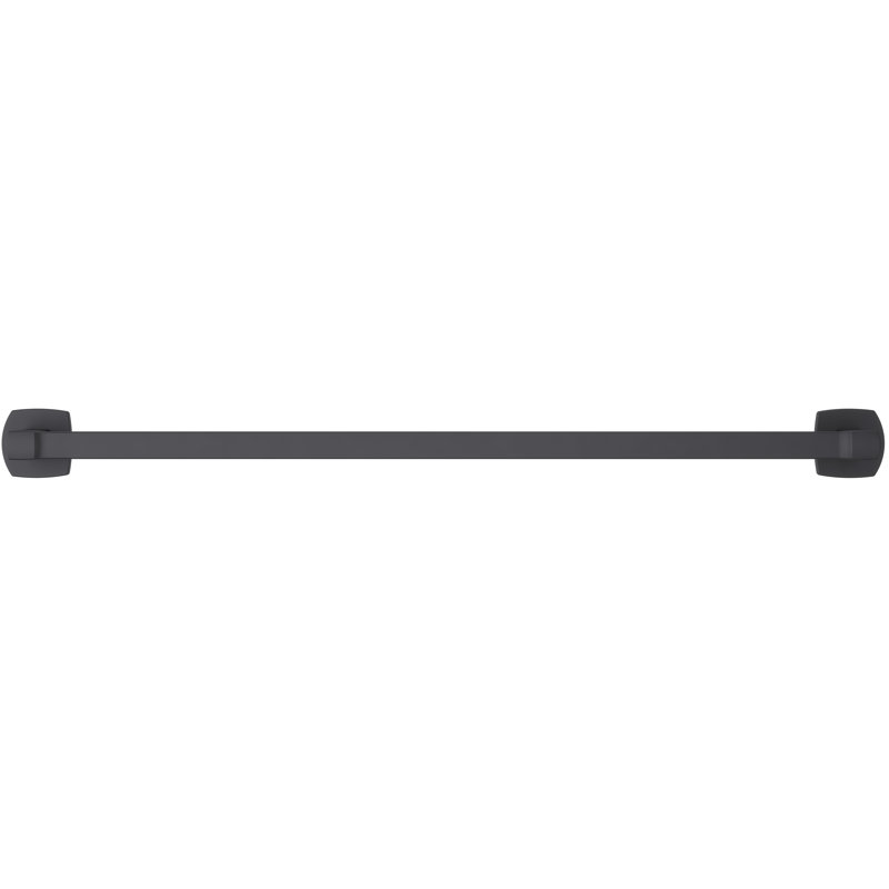 Deckard Matte Black 24" Wall Mounted Towel Bar