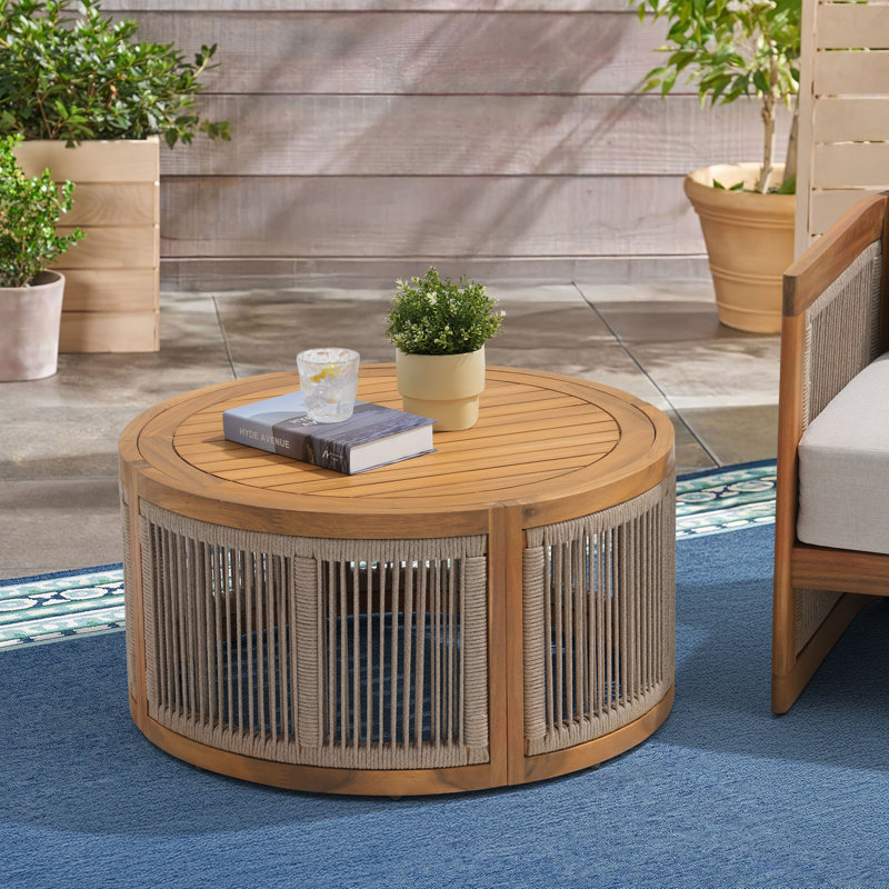 Outdoor Acacia Wood Coffee Table