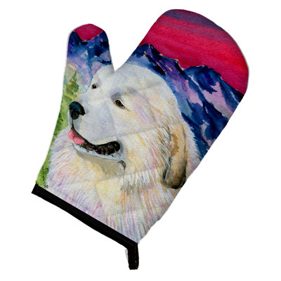Caroline's Treasures Great Pyrenees Polyester Oven Mitt