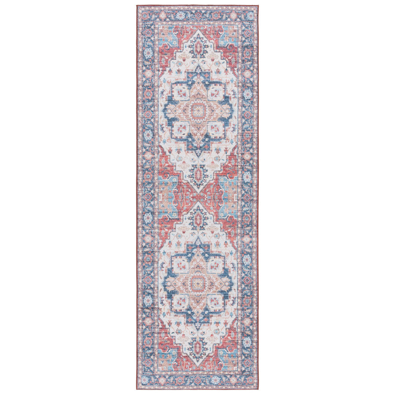 Kreitzer Performance Machine Washable Oriental Rug, Runner 2'6" x 8'