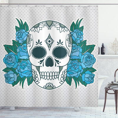Shower Curtain with Hooks Included